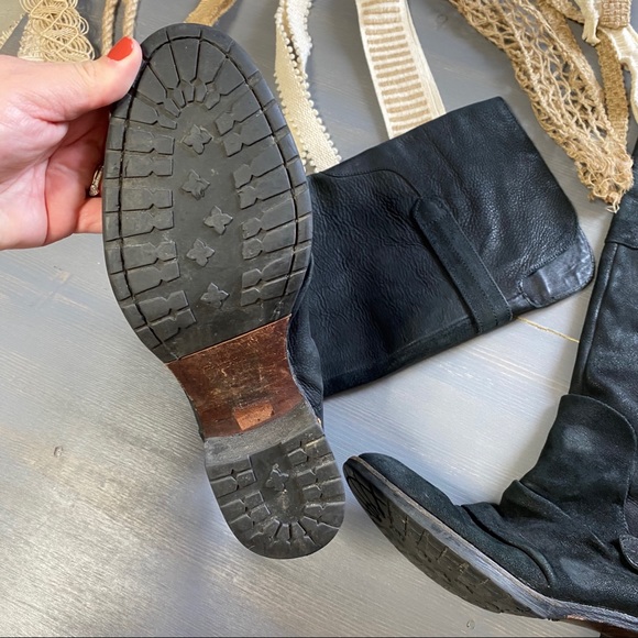 Vera Wang Lavender Suede Tall Boots - Picture 3 of 7